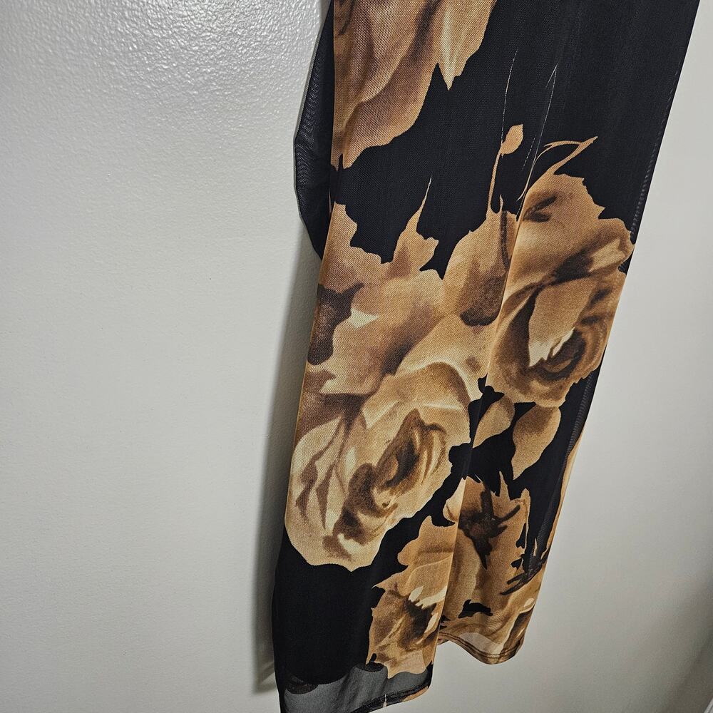 Free Press Sz Medium Shirred Bodycon Dress - Picture 11 of 13